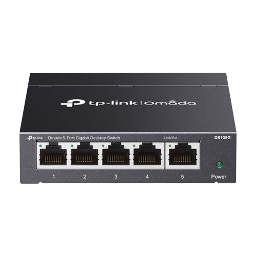 Switch 5 porturi RJ45 Gigabit, Unmanaged - TP-Link Omada DS105G