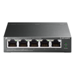 Switch Easy Smart, 4 porturi PoE RJ45 Gigabit, 1 port RJ45 Gigabit, Managed - TP-Link TL-SG105MPE