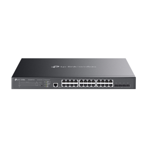 Switch 24 porturi PoE RJ45 2.5G, 4 x SFP+ 10G, L2 Management, 1U - TP-Link Omada SG3428XPP-M2
