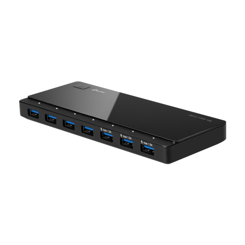 Hub USB UH700, 7 porturi USB 3.0, 1 port Micro-USB, adaptor DC - TP-Link UH700