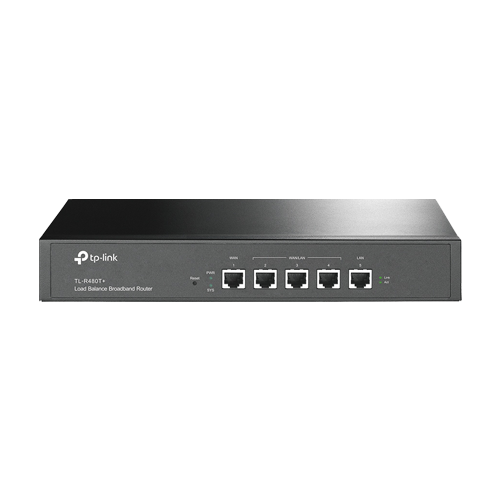 Router 5 porturi RJ45 Gigabit, Load Balancing, 1U - TP-Link Omada TL-R480T+