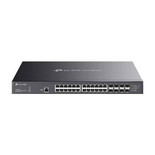 Switch 24 porturi PoE RJ45 10G, 8 porturi SFP+ 10G, L2 Management, 1U - TP-Link Omada SX3832MPP