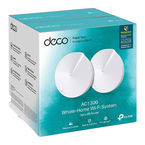 Sistem Mesh Wireless TP-LINK Deco M5(pachet de 2) AC1300 Gigabit DecoM5(2-Pack) - imagine 4