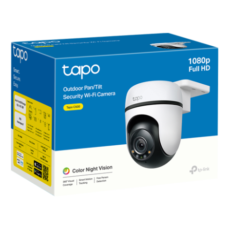 Camera IP Wi-Fi, Full HD 1080p, Pan&Tilt, Audio bidirectional, IR 30M - TP-Link Tapo TapoC500 - imagine 2
