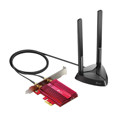 Adaptor PCI-E Bluetooth 5.2, Wi-Fi 6, AX3000 Dual-Band, 2 x Antene High-Gain - TP-Link ArcherTX3000E