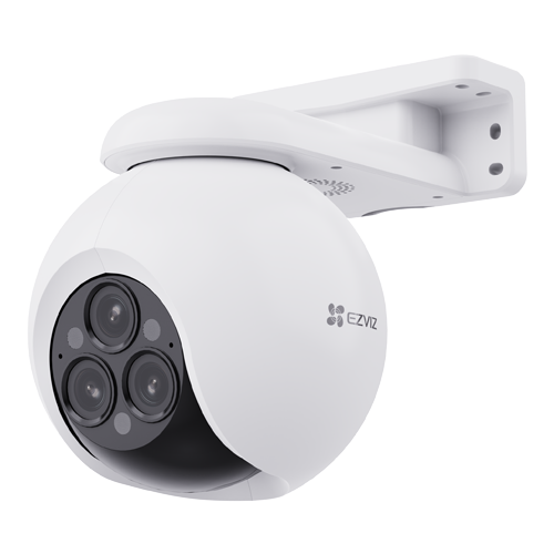 Camera IP Pan&Tilt, Wi-Fi, 3 lentile, 4MP, Audio bidirectional, IR 30m, Color 24/7, Alarma - EZVIZ CS-H80f(3x4MP)