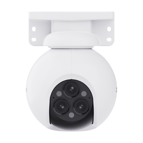 Camera IP Pan&Tilt, Wi-Fi, 3 lentile, 4MP, Audio bidirectional, IR 30m, Color 24/7, Alarma - EZVIZ CS-H80f(3x4MP) - imagine 2