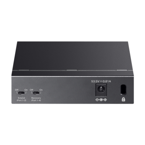 Switch TL-SG1005LP, 4 porturi PoE Gigabit, 1 port RJ45 Gigabit, Unmanaged - TP-Link TL-SG1005LP - imagine 2