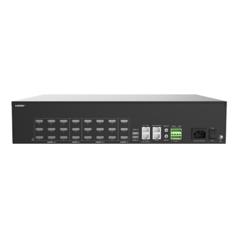Decodor Video, 18 canale HDMI 4K, decodare max. 648 canale video - UNV ADU8818-E - imagine 4