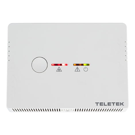 Detector adresabil de gaz metan, 24 v, iesire comanda electrovana gaz - TELETEK SensoIRIS-GAS