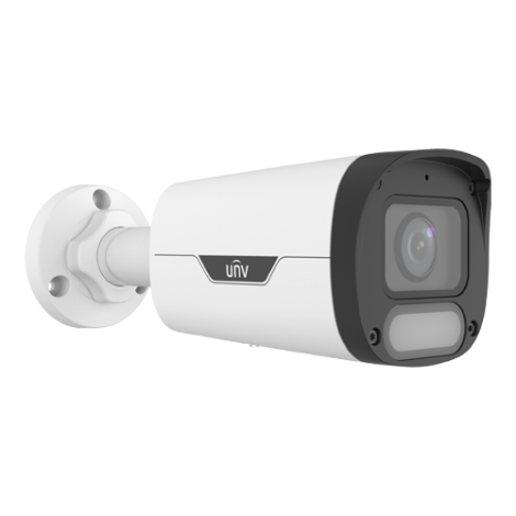 Camera IP Wise-ISP, ColorHunter, 8MP, lentila 4.0mm, WL 30M, Mic, PoE, color 24/7 - UNV IPC2318LE-ADF40KM-WP - imagine 3