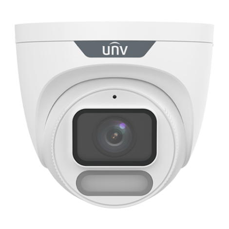 Camera IP Wise-ISP, ColorHunter, 8MP, lentila 2.8mm, WL 30M, Mic, PoE, color 24/7 - UNV IPC3628LE-ADF28K-WP
