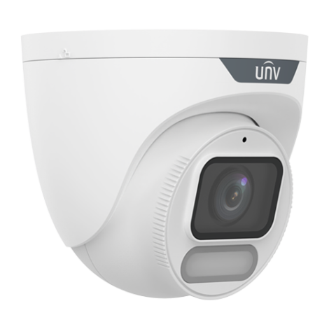 Camera IP Wise-ISP, ColorHunter, 8MP, lentila 4.0mm, WL 30M, Mic, PoE, color 24/7 - UNV IPC3628LE-ADF40K-WP - imagine 3