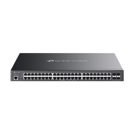 Switch 48 porturi PoE RJ45 Gigabit, 4 x SFP+ 10G, Buget PoE 500W, L2 Management, 1U - TP-Link Omada TL-SG3452XP