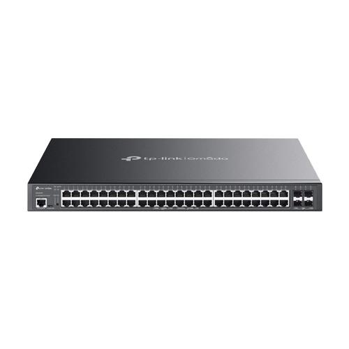 Switch 48 porturi PoE RJ45 Gigabit, 4 x SFP+ 10G, Buget PoE 500W, L2 Management, 1U - TP-Link Omada TL-SG3452XP