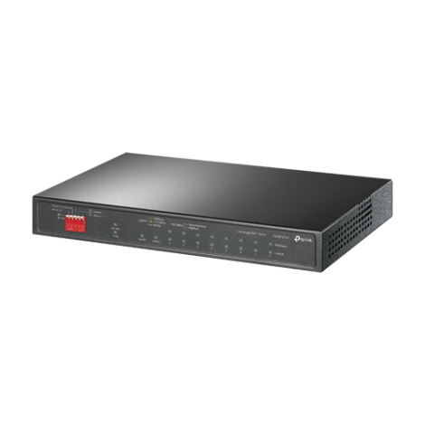 Switch 8 x  RJ45 Gigabit PoE, 1 x RJ45 Gigabit, Buget PoE 63W, Unmanaged - TP-Link TL-SG1210P