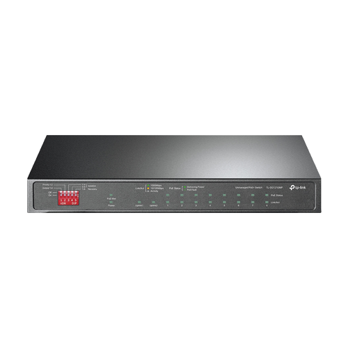 Switch 8 x RJ45 1G PoE, 1 x RJ45 1G, 1 x combo RJ45/SFP 1G, Buget PoE 123W, Unmanaged - TP-Link TL-SG1210MP