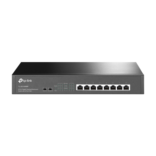 Switch 8 x RJ45 Gigabit PoE, Buget PoE 153W, Unmanaged - TP-Link TL-SG1008MP
