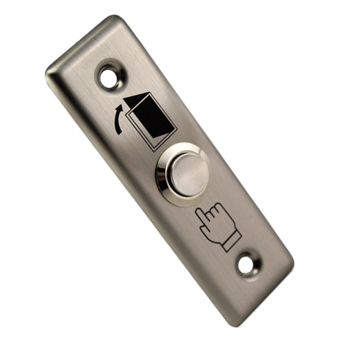 Buton de iesire NO/NC, incastrabil, din inox CSB-28D