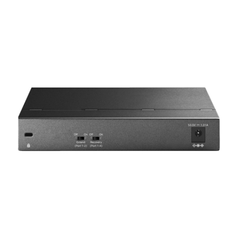 Switch 1 x RJ45 1G PoE++, 3 x RJ45 1G PoE+, 2 x RJ45 Gigabit, Buget PoE 64W, Unmanaged - TP-Link TL-SG1006PP - imagine 2