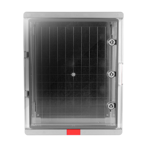 Cutie distributie IP67 din ABS gri, usa transparenta, placa metalica, 400x500x240 mm PS405024 - imagine 3