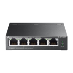 Switch 4 porturi RJ45 10/100 Mbps PoE, 1 port RJ45 10/100 Mbps, Buget PoE 67W, Unmanaged - TP-Link TL-SF1005P