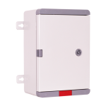 Cutie distributie IP67 din ABS gri, usa mata, placa metalica, 200x300x130 mm PD203013