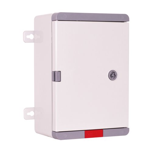 Cutie distributie IP67 din ABS gri, usa mata, placa metalica, 200x300x130 mm PD203013