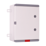 Cutie distributie IP67 din ABS gri, usa mata, placa metalica, 250x350x150 mm PD253515