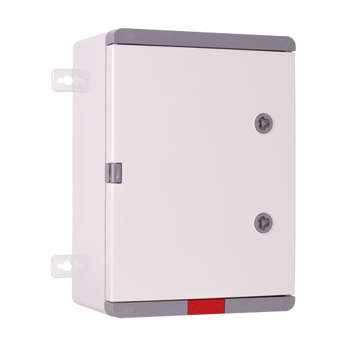 Cutie distributie IP67 din ABS gri, usa mata, placa metalica, 250x350x150 mm PD253515