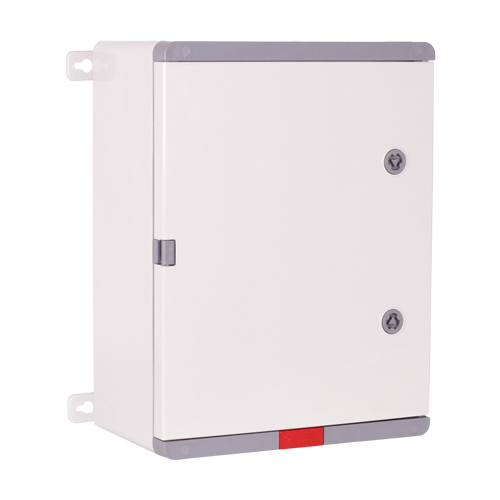 Cutie distributie IP67 din ABS gri, usa mata, placa metalica, 300x400x170 mm PD304017