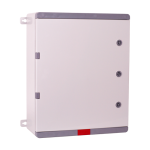 Cutie distributie IP67 din ABS gri, usa mata, placa metalica, 400x500x180 mm PD405018