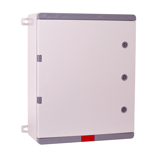 Cutie distributie IP67 din ABS gri, usa mata, placa metalica, 400x500x180 mm PD405018