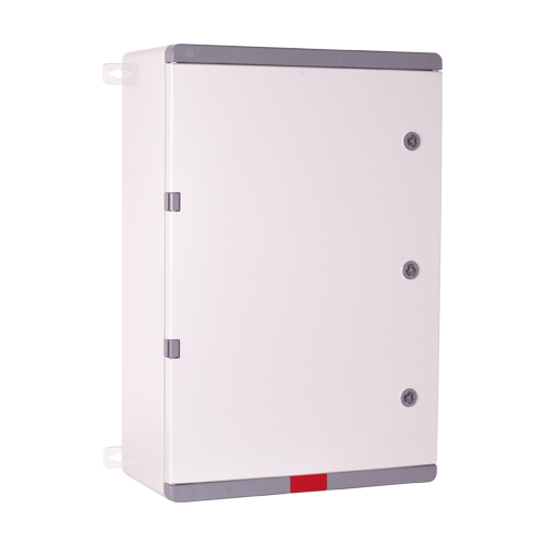 Cutie distributie IP67 din ABS gri, usa mata, placa metalica, 400x600x200 mm PD406020