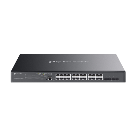 Switch 24 x RJ45 Gigabit PoE, 4 x SFP+ 10G, Buget PoE 384W, L2 Management, 1U - TP-Link Omada SG3428XMP
