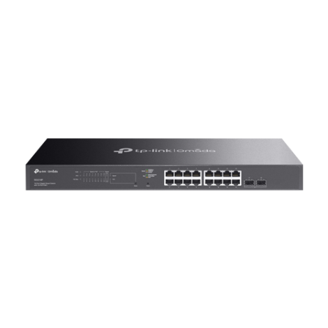 Switch 16 porturi RJ45 Gigabit PoE, 2 x SFP Gigabit, Buget PoE 150W, Management - TP-Link Omada SG2218P