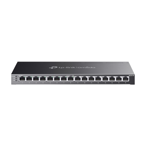 Switch 16 porturi RJ45 Gigabit PoE, 8 x RJ45 Gigabit, Buget PoE 120W, Management - TP-Link Omada SG2016P