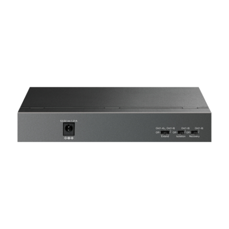 Switch LiteWave, 8 x RJ45 10/100 Mbps PoE, 1 x RJ45 10/100 Mbps, Buget PoE 63W, Unmanaged - TP-Link LS109P - imagine 2