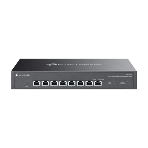 Switch 8 porturi RJ45 10G, Unmanaged, 1U - TP-Link Omada DS1008X