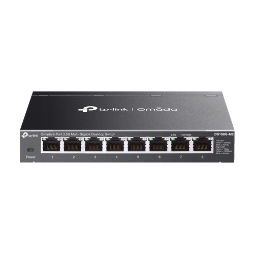 Switch 8 porturi RJ45 2.5G, Unmanaged - TP-Link Omada DS108G-M2