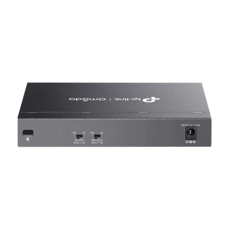 Switch 8 x RJ45 Gigabit PoE, Buget PoE 65W, Unanaged - TP-Link Omada DS108GP - imagine 2