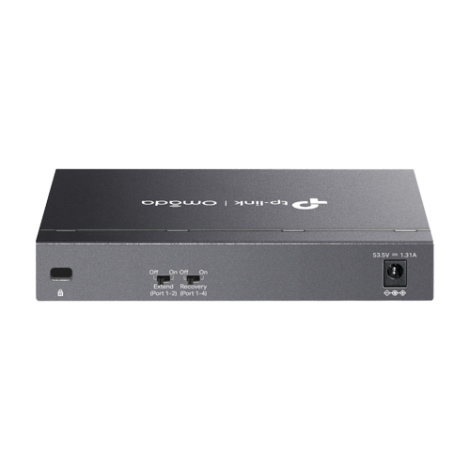 Switch 3 x RJ45 1G PoE+, 1 x RJ45 1G PoE++, 2 x RJ45 1G, Buget PoE 64W, Unanaged - TP-Link Omada DS106GPP - imagine 2