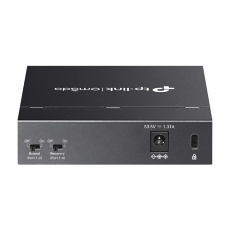 Switch 4 x RJ45 Gigabit PoE, 1 x RJ45 1G, Buget PoE 65W, Unanaged - TP-Link Omada DS105GP - imagine 2