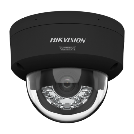 Camera IP 4MP, lentila 2.8mm, IR 30m, WL 30m ColorVu3, 2xMic, Alarma, IK10, NEAGRA - HIKVISION DS-2CD2147G3-LIS2UY-2.8mm-BLACK