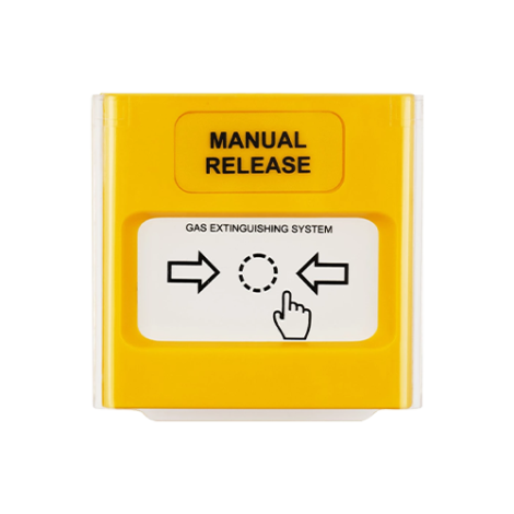 Buton conventional de alarmare incendiu de interior, capac protectie, compatibil IVY - TELETEK SensoMAG-MRB50 - imagine 2