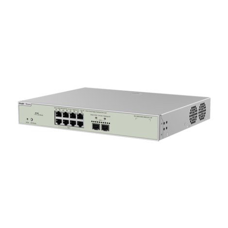 Switch 8 porturi RJ45 2.5G PoE++, 2 porturi SFP+ 10G, L3 Cloud Management - Ruijie RG-NBS5300-8MG2XS-UP - imagine 3