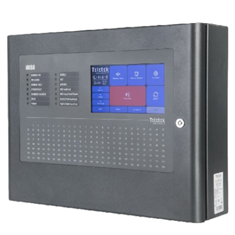 Centrala detectie incendiu adresabila modulara cu 1 bucla, extensibila la 8 bucle, 200 zone  - TELETEK iRIS8(1-4)L-S - imagine 3
