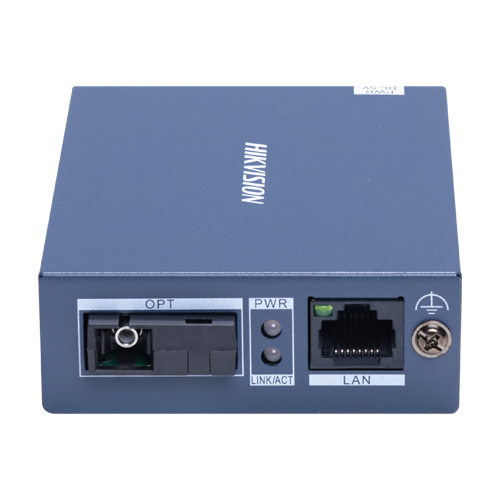 Mediaconvertor Receiver fibra optica Tx1550 nm/Rx1310 nm, SC Gigabit 3Km - HIKVISION DS-3D501R-3
