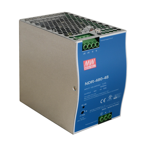 Sursa de alimentare in comutatie, 48V/10A, 480W, sina DIN - MEAN WELL NDR-480-48