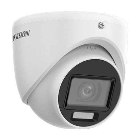 Camera AnalogHD Dual light 8.0MP, lentila 2.8mm, IR 30m, WL 20m  - HIKVISION DS-2CE76U0T-LMF-2.8mm - imagine 2